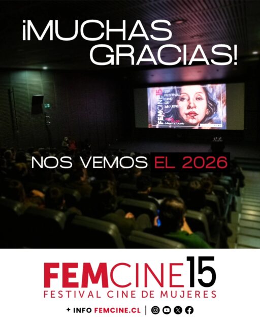 FEMCINE15 LLEGA A SU FIN 🎬
Durante seis días, Santiago fue testigo de una nueva edición del Festival Cine de Mujeres, un espacio que desde hace 15 años apuesta por visibilizar el cine hecho por mujeres desde múltiples territorios, lenguajes y miradas.
Gracias a todas las directoras, equipos, jurados, sedes, media partners, aliados y al público que nos acompañó en esta edición: con funciones llenas, diálogos honestos y películas que quedarán dando vueltas mucho después de los créditos.
Seguimos convencidas de que el cine no solo se ve: también se piensa, se conversa y transforma.
Nos vemos en FEMCINE 2026 🎬
🔺🔻🔺🔻🔺🔻
#FEMCINE15 #FestivalDeCine #CineDeMujeres #CierreFEMCINE #Gracias #15AñosDeFEMCINE